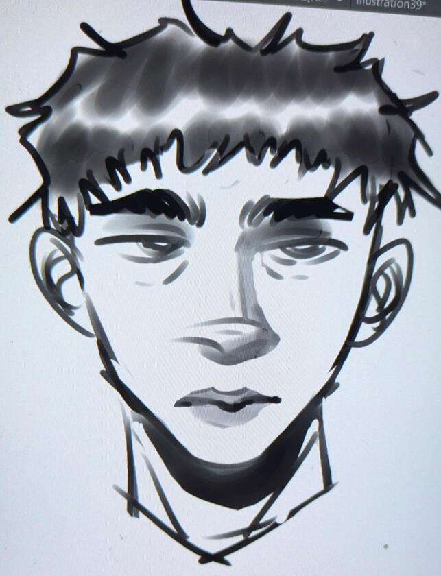 uncoloured sketch